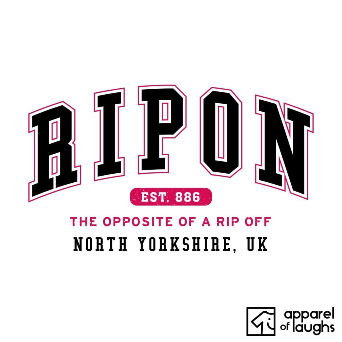 Ripon City Men's T-Shirt Women's Hoodie British Places White