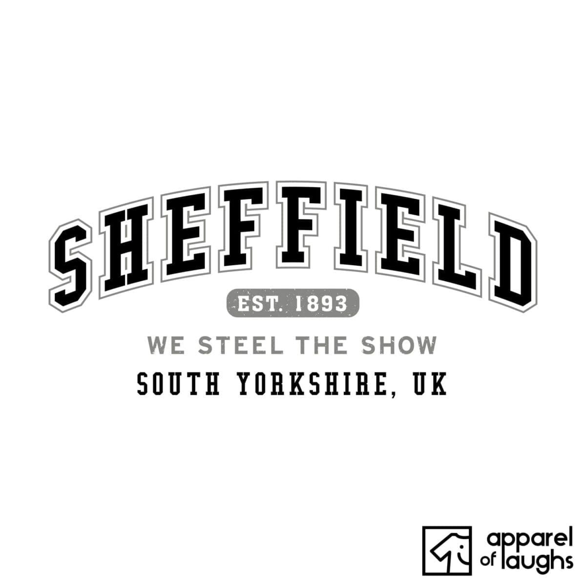 Sheffield City Men's T-Shirt Women's Hoodie British Places White