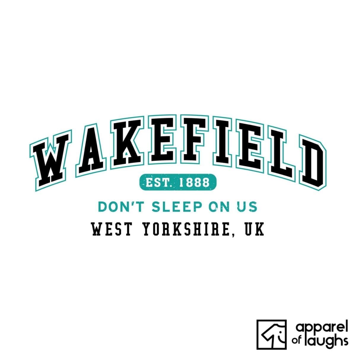 Wakefield City Men's T-Shirt Women's Hoodie British Places White