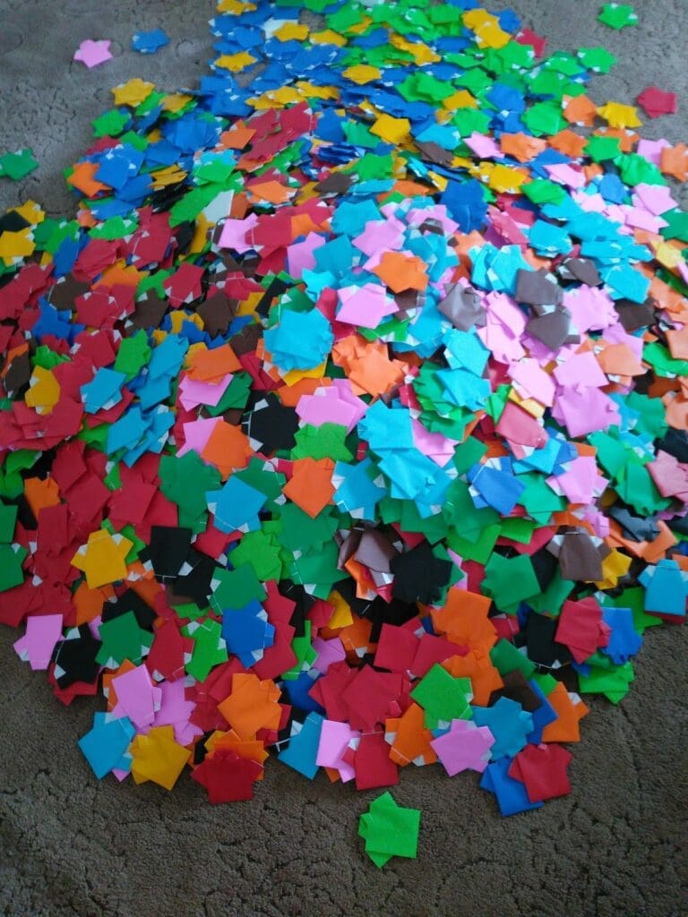 Pile of Origami T-Shirts World Record