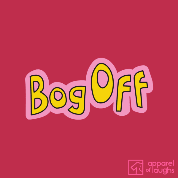 Bog Off Tracy Beaker British TV CBBC Women's Crop Top Hot Pink Design