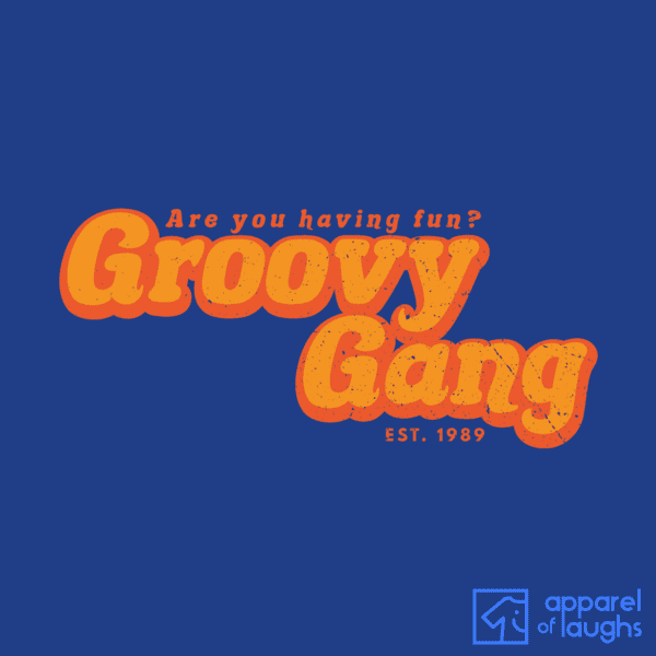 Groovy Gang Only Fools and Horses British Comedy TV Women's Crop Top Royal Blue Design