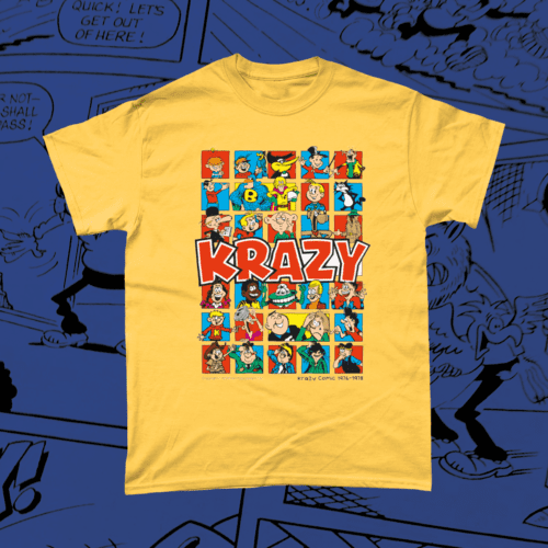 Krazy Comic IPC Fleetway Rebellion British Nostalgic T-Shirt Daisy