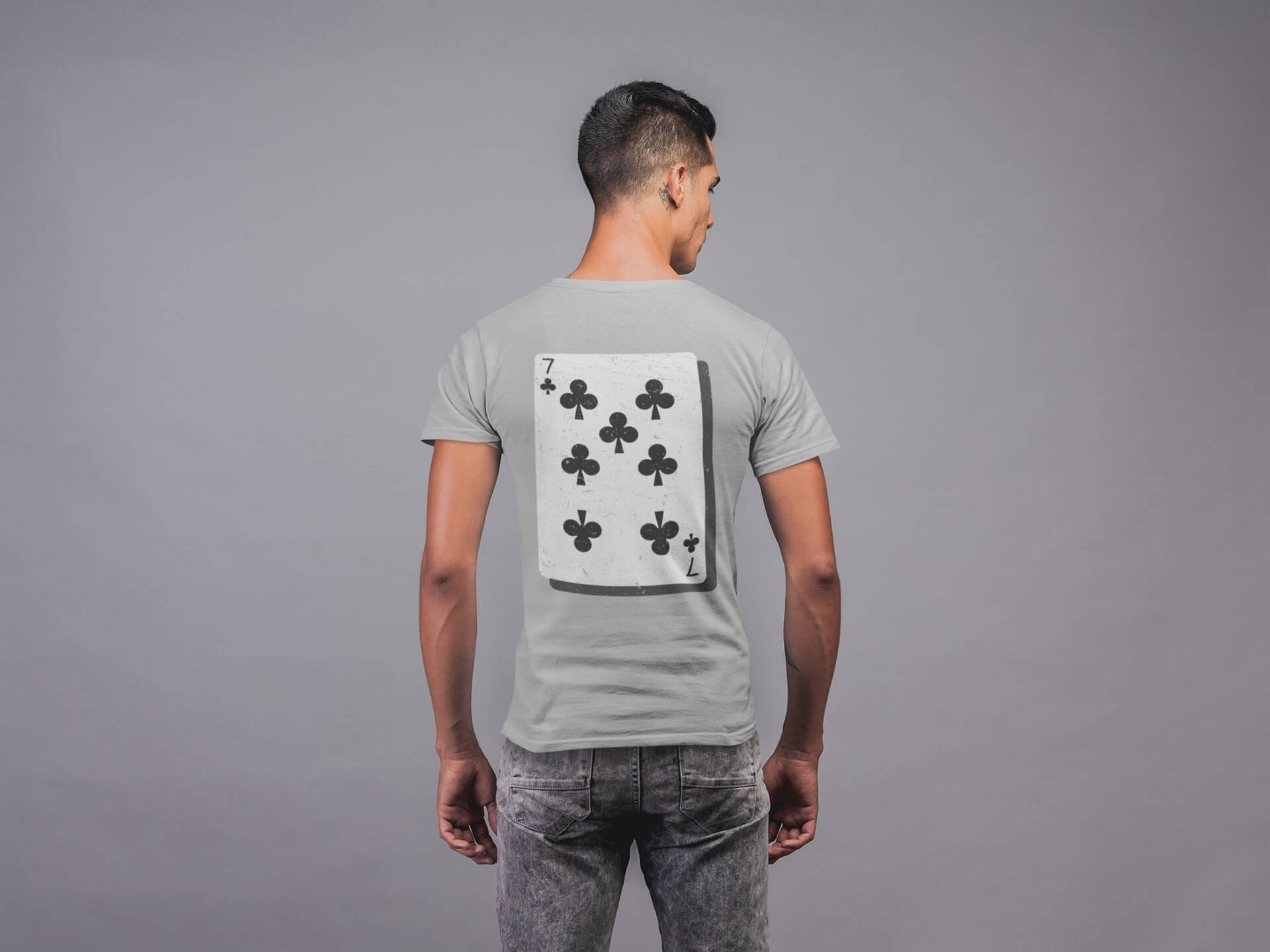 Magic T-Shirt Magician Card Reveal Playing Card Back (1)