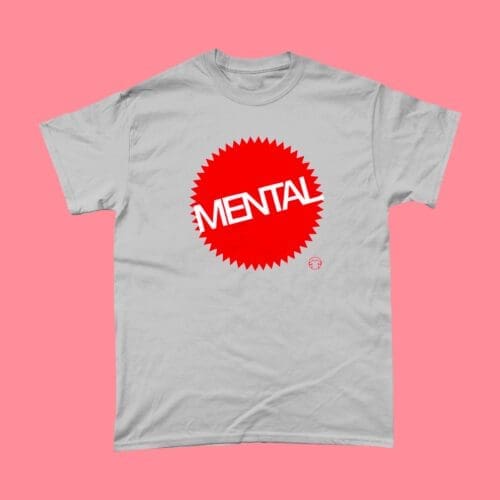 Mental Mattel Toys Logo Apparel of Laughs Funny T-Shirt Sports Grey