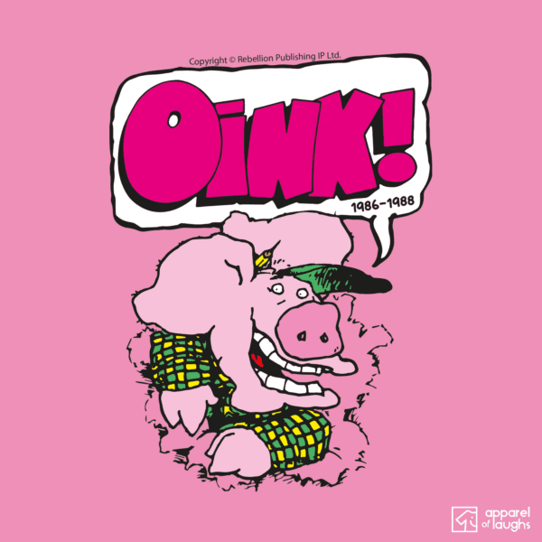 Oink Comic IPC Fleetway Rebellion British Nostalgic T-Shirt Design Azelea