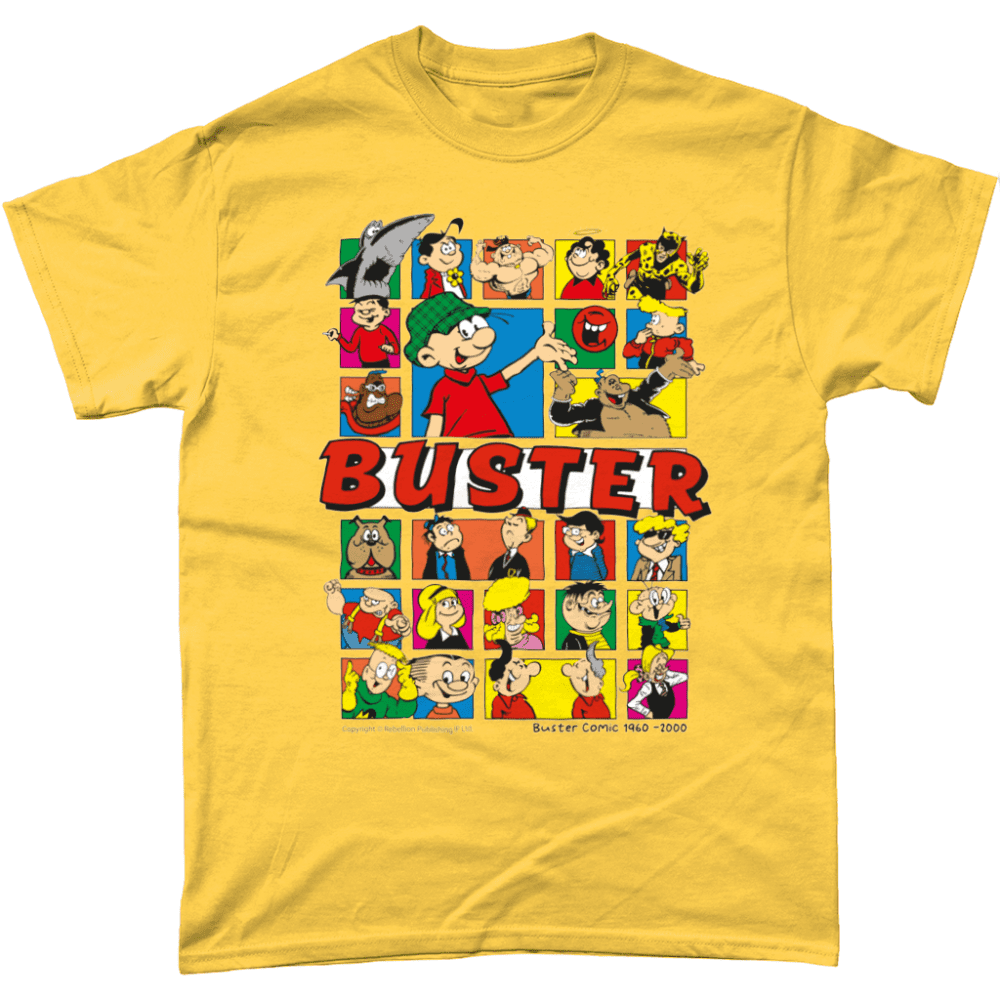 Buster Comic IPC Fleetway Rebellion British Nostalgic T-Shirt Daisy