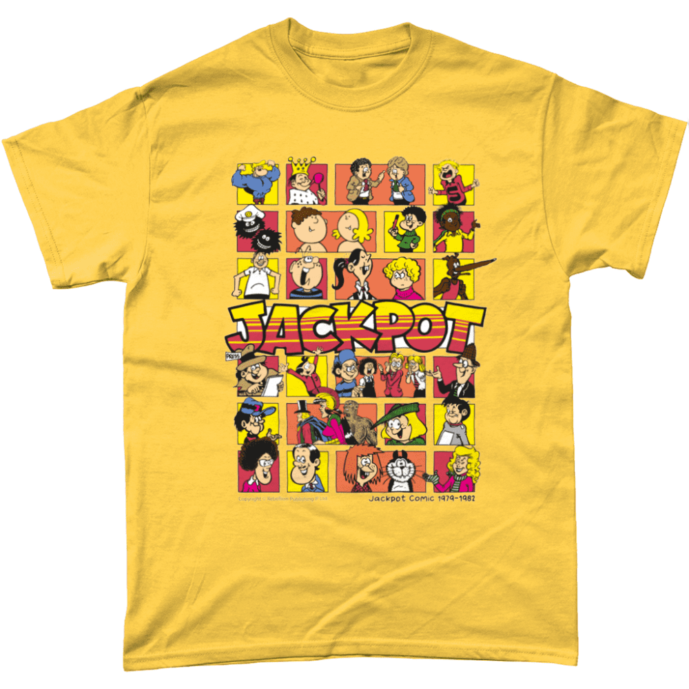 Jackpot Comic IPC Fleetway Rebellion British Nostalgic T-Shirt Daisy