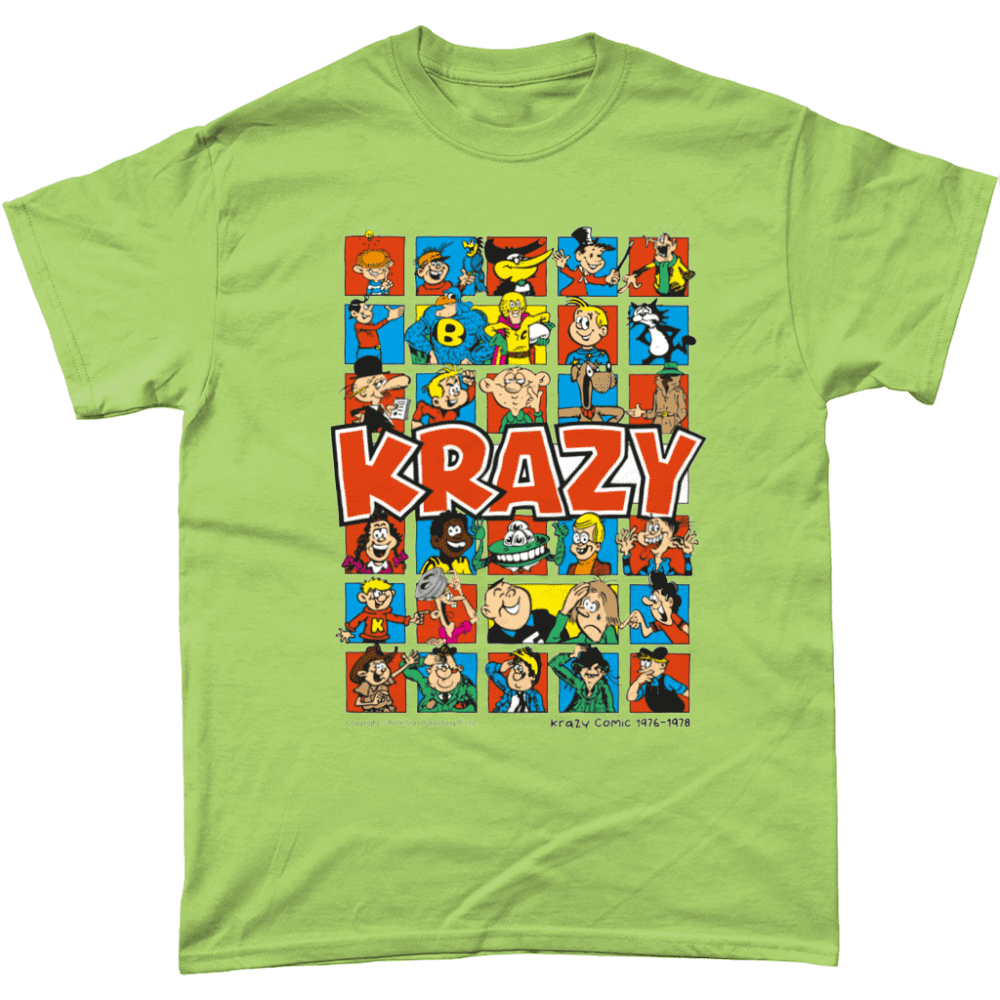 Krazy Comic IPC Fleetway Rebellion British Nostalgic T-Shirt Kiwi