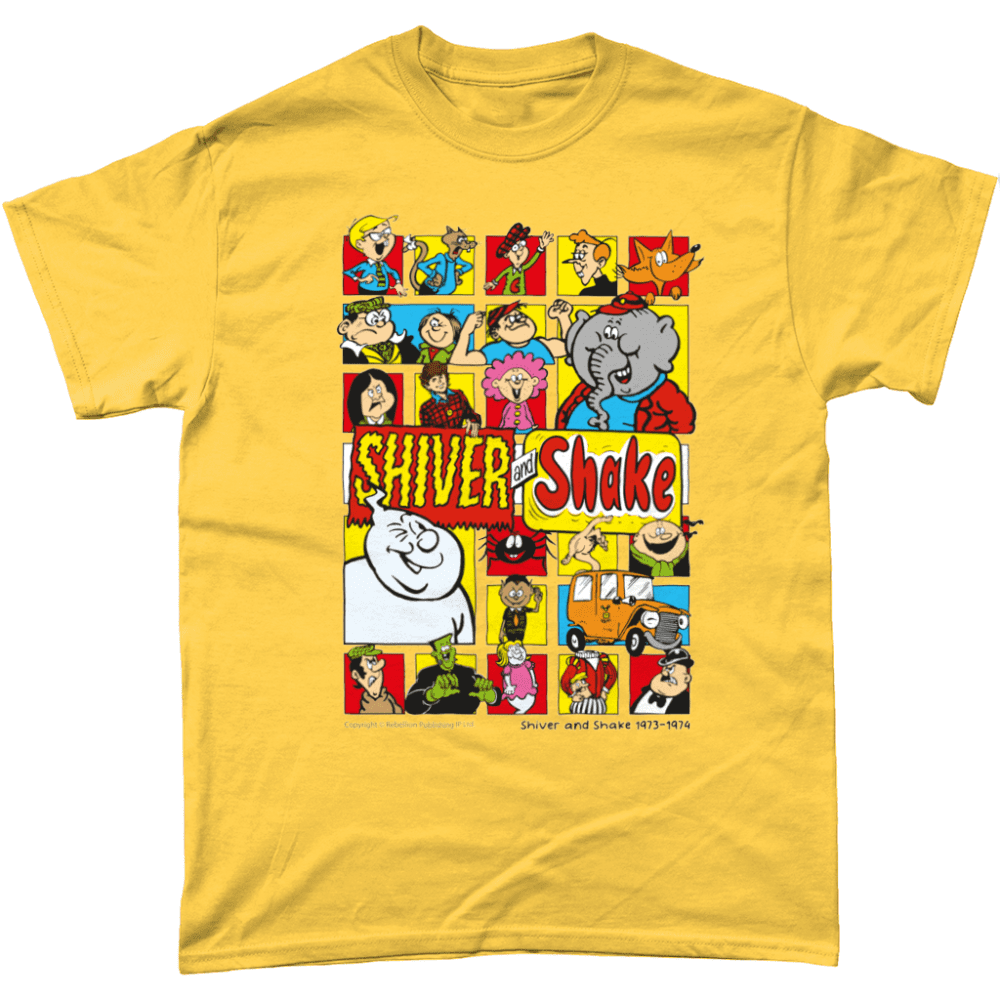Shiver and Shake Comic IPC Fleetway Rebellion British Nostalgic T-Shirt Daisy