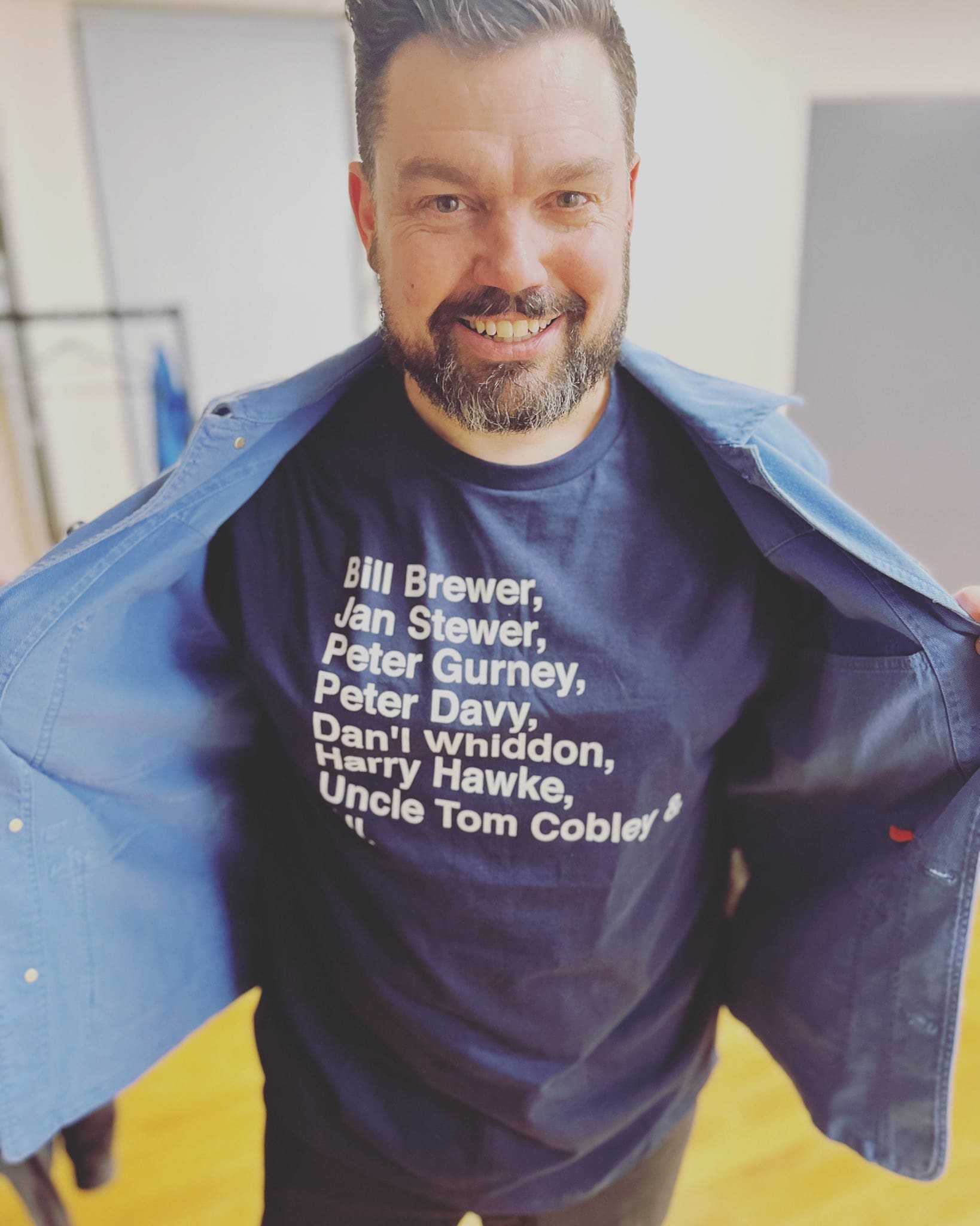 Charlie Baker Comedian Widecombe Fair Devon T-Shirt