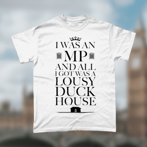MP British Politics Duck House T-Shirt White