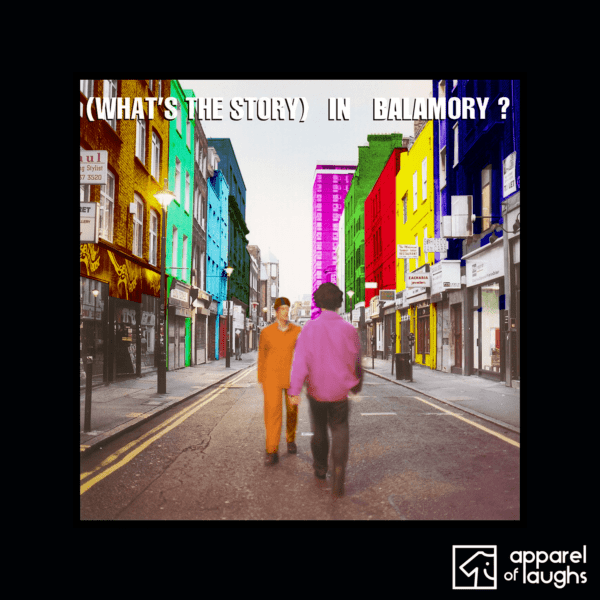 What's the Story Morning Glory In Balamory Album Cover T-Shirt Design Black