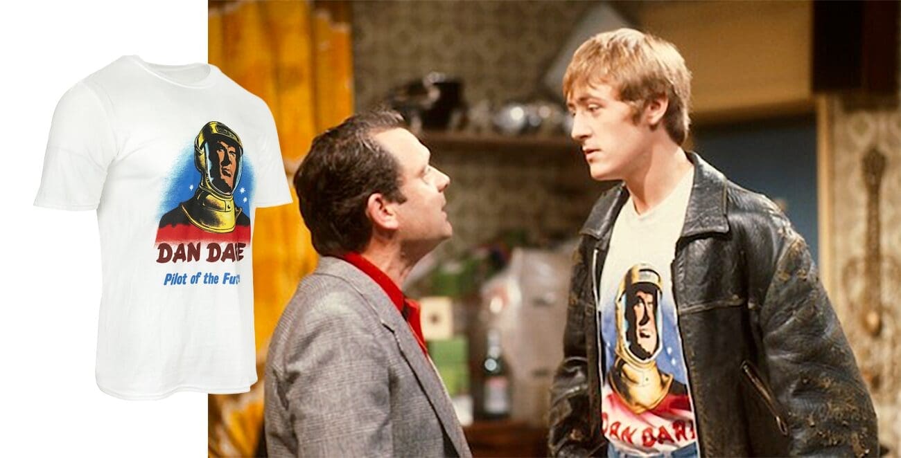 Only Fools and Horses Dan Dare Rodney Trotter Iconic British T-Shirt