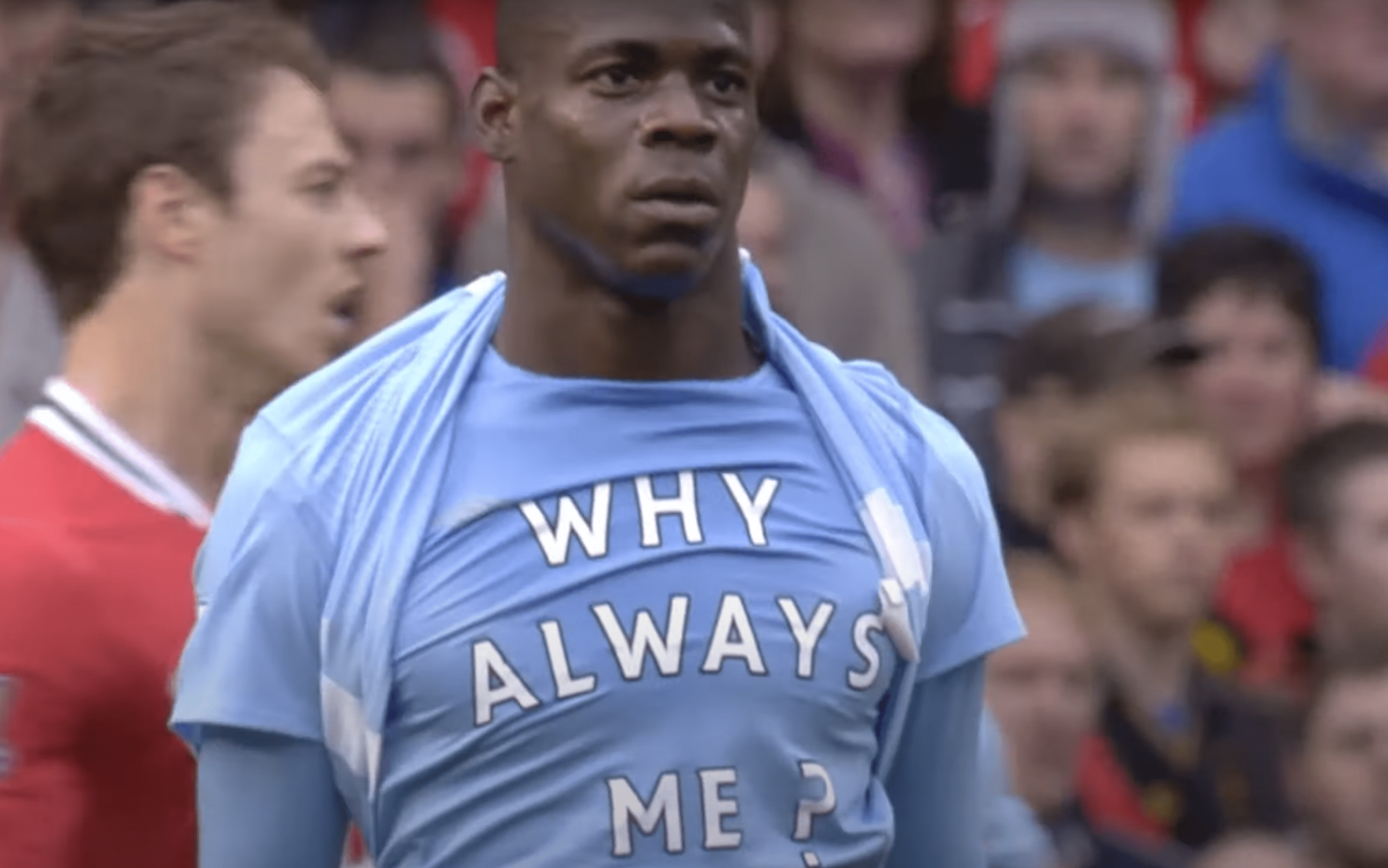 Mario Balotelli Why Always Me? Iconic British T-Shirt