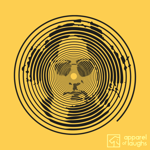 John Lennon Beatles Vinyl Record Portrait British Music T-Shirt Design