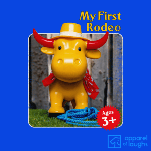 My First Rodeo Fisher Price Cowboy British T-Shirt Design Royal Blue