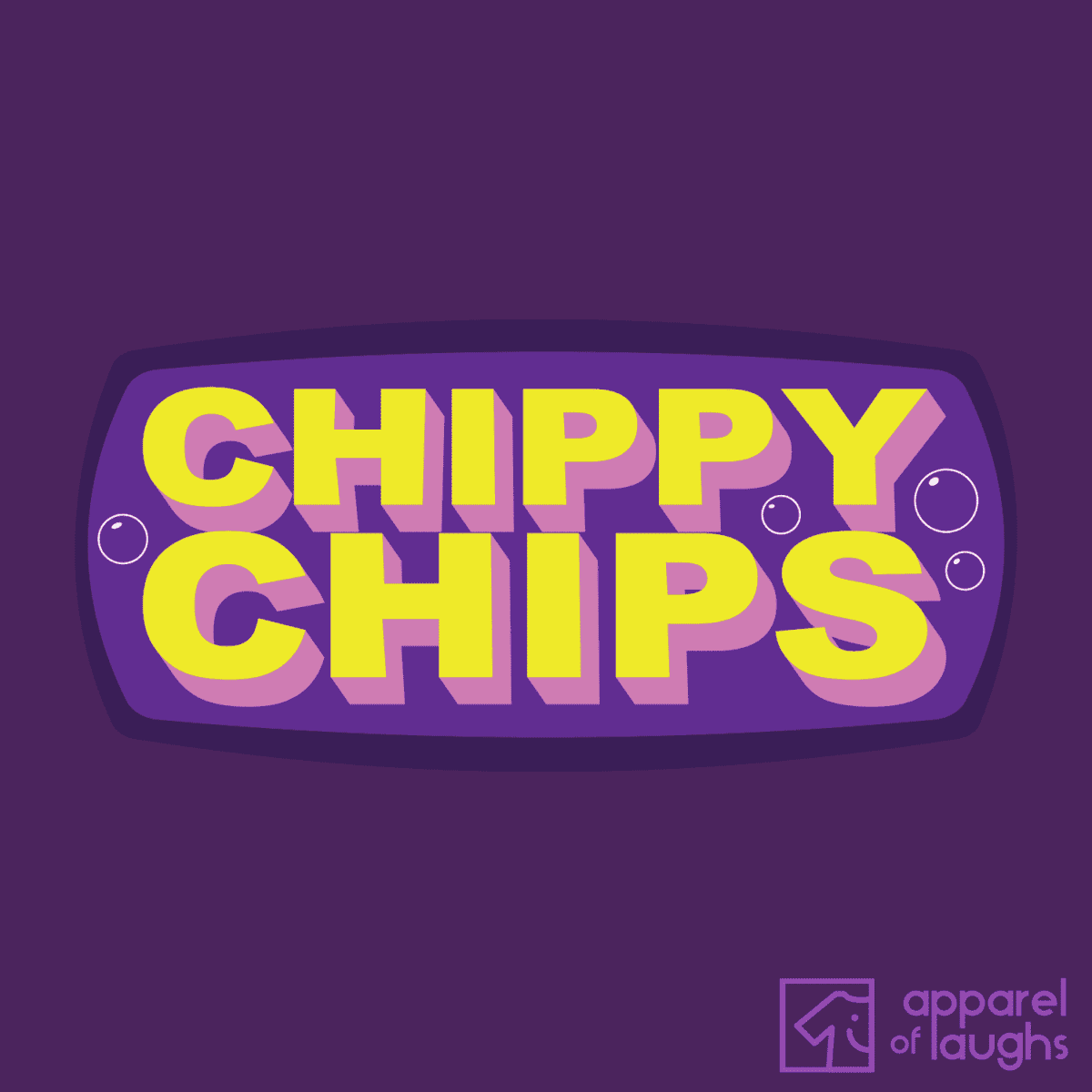 Harry Hill TV Burp Chippy Chips British TV Comedy Catchphrase T-Shirt Design Purple