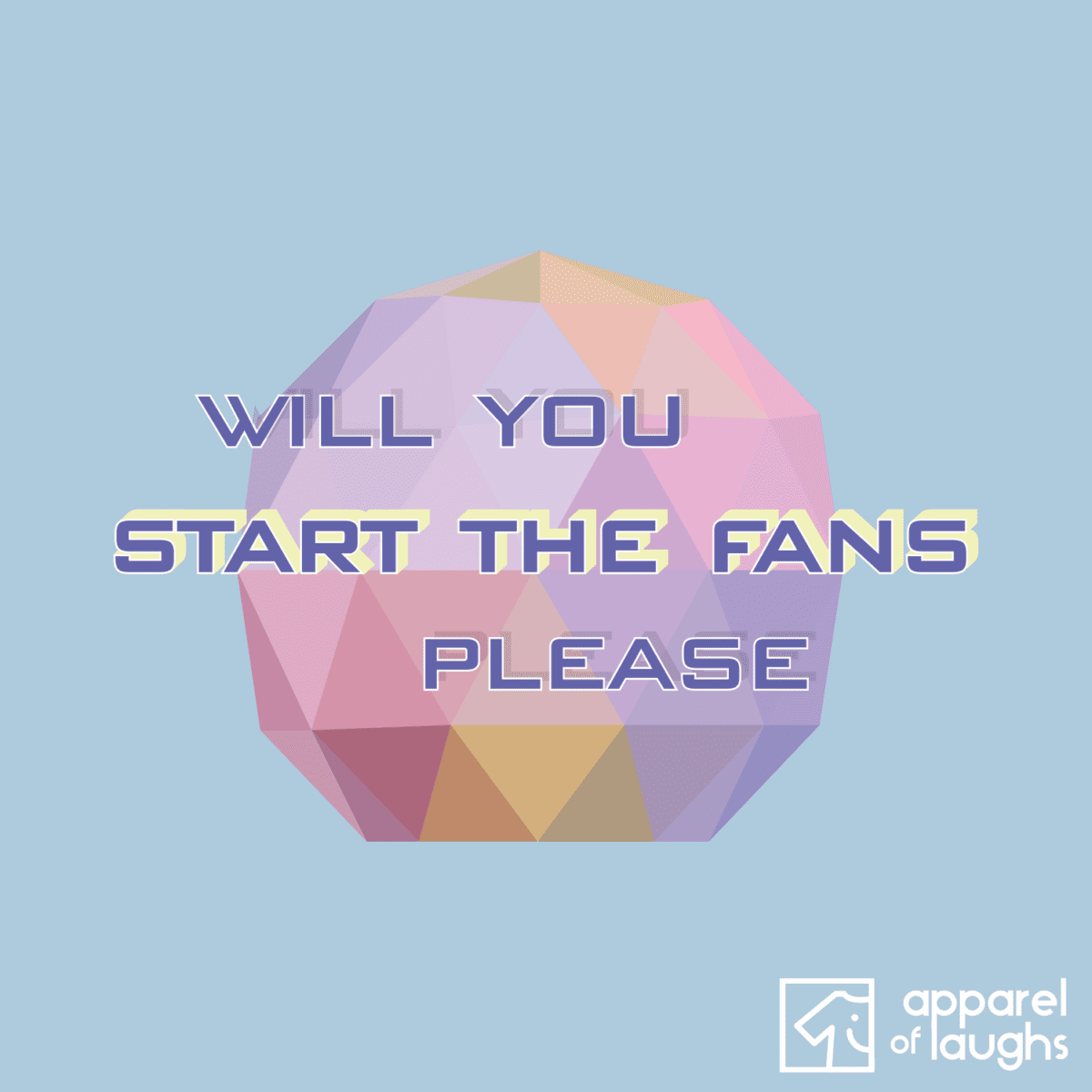 Crystal Maze Will You Start the Fans Please Catchphrase Challenge Game Show 1990s Richard O Brien T-Shirt Design Light Blue