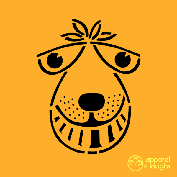 Space Hopper British Toy 1970s 1980s UK Culture Characters Famous Faces T-Shirt Design Gold