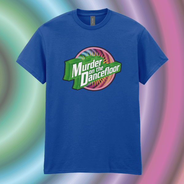 Murder on the Dancefloor Sophie Ellis Bextor DDR Dance Dance Revolution British Music Video Games Arcade 1990s 2000s Y2K Saltburn T-Shirt Royal Blue
