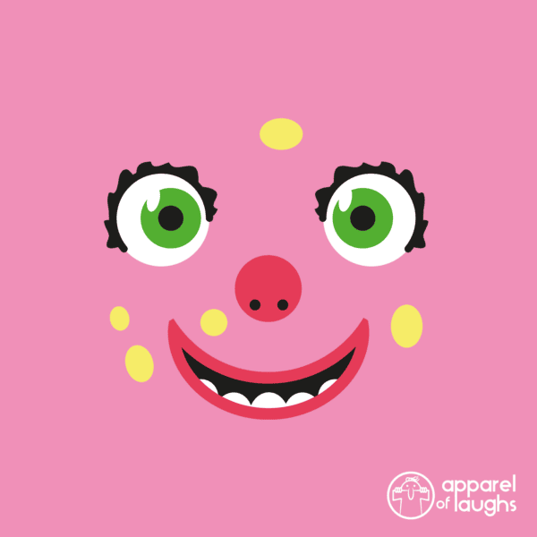Mr Blobby Famous Faces British TV character Noel Edmunds t-shirt azelea design