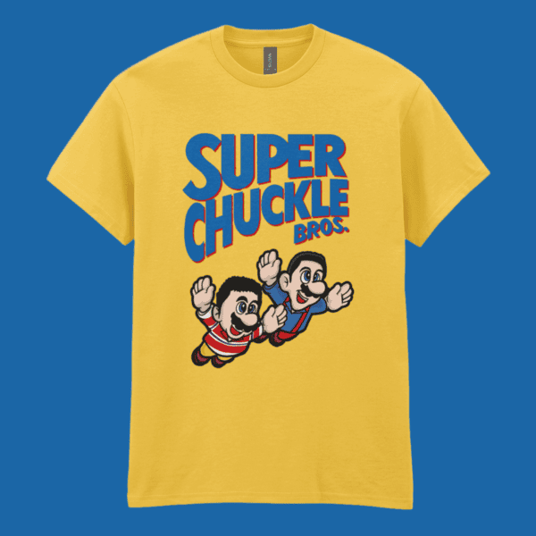 Super Chuckle Brothers Mario British Kids TV CBBC Video Games T-Shirt Daisy